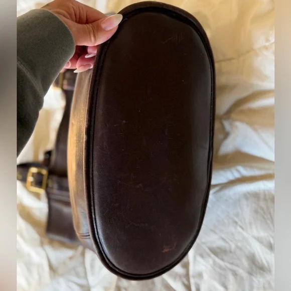 Vintage Coach Legacy Shopper Tote Mahogony - Picture 3 of 9